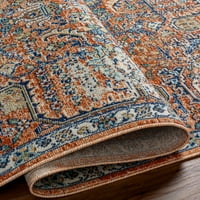 Уметнички ткајачи Флоранза Ориентална област килим, морнарица, 9 '12'3