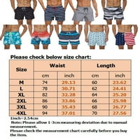 Рејлун Менс Бич Шорцеви Еластични Половини Летни Кратки Панталони Проверете Ги Дното За Печатење Шиење Облека За Плажа Класично