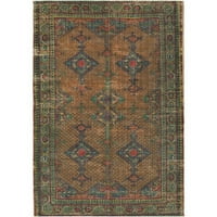 Уметнички ткајачи Акалан портокал Традиционален килим од 8 '10'