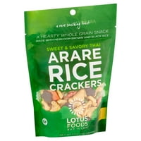 Lotus Foods Cracker Rice SWT и солени, оз