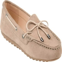 Collectionенска колекција на списанија Thatch Moccasin Taupe Fau Suede 8. M M.