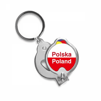 Полско Национално Знаме Земја Англиски Ножици Остри Нокти Нерѓосувачки Челик Машина