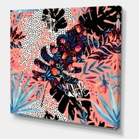 Апстрактна тропска цветна крпеница II сликарство платно уметничко печатење