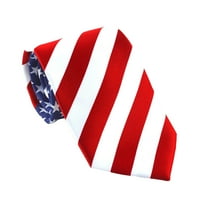 Ѕвезда И Лента Вратоврска Американски Национален Ден Врски Мода Печатење Вратоврска Фото Реквизити За Денот На Независноста