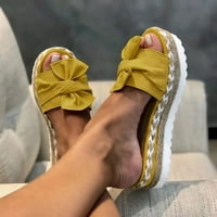 феибоји пети за дишење женски летни ткаат рамни чевли за плажа отворено лизгање на сандали лак женски сандали