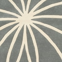 Уметнички ткајачи Оакура јаглен модерен килим од 5 '8'